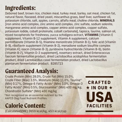 Product Merrick® Healthy Grains Raw-Coated Kibble Adult Dry Dog Food - Real Beef & Brown Rice