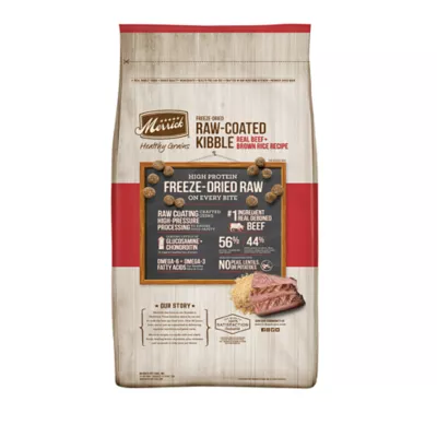 Product Merrick® Healthy Grains Raw Coated Adult Dry Dog Food - Beef, Carrageenan Free, Corn Free