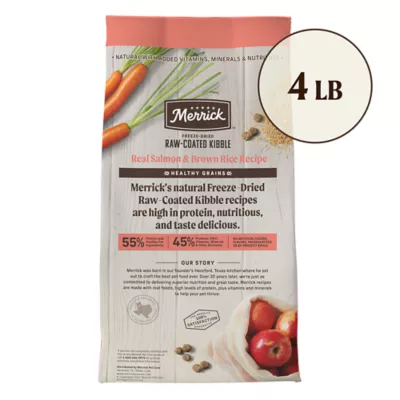 Product Merrick® Healthy Grains Raw-Coated Kibble Adult Dry Dog Food - Real Salmon & Brown Rice