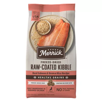 Product Merrick® Healthy Grains Raw-Coated Kibble Adult Dry Dog Food - Real Salmon & Brown Rice