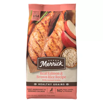 Product Merrick® Healthy Grains® Adult Dry Dog Food - Real Salmon & Brown Rice with Ancient Grains