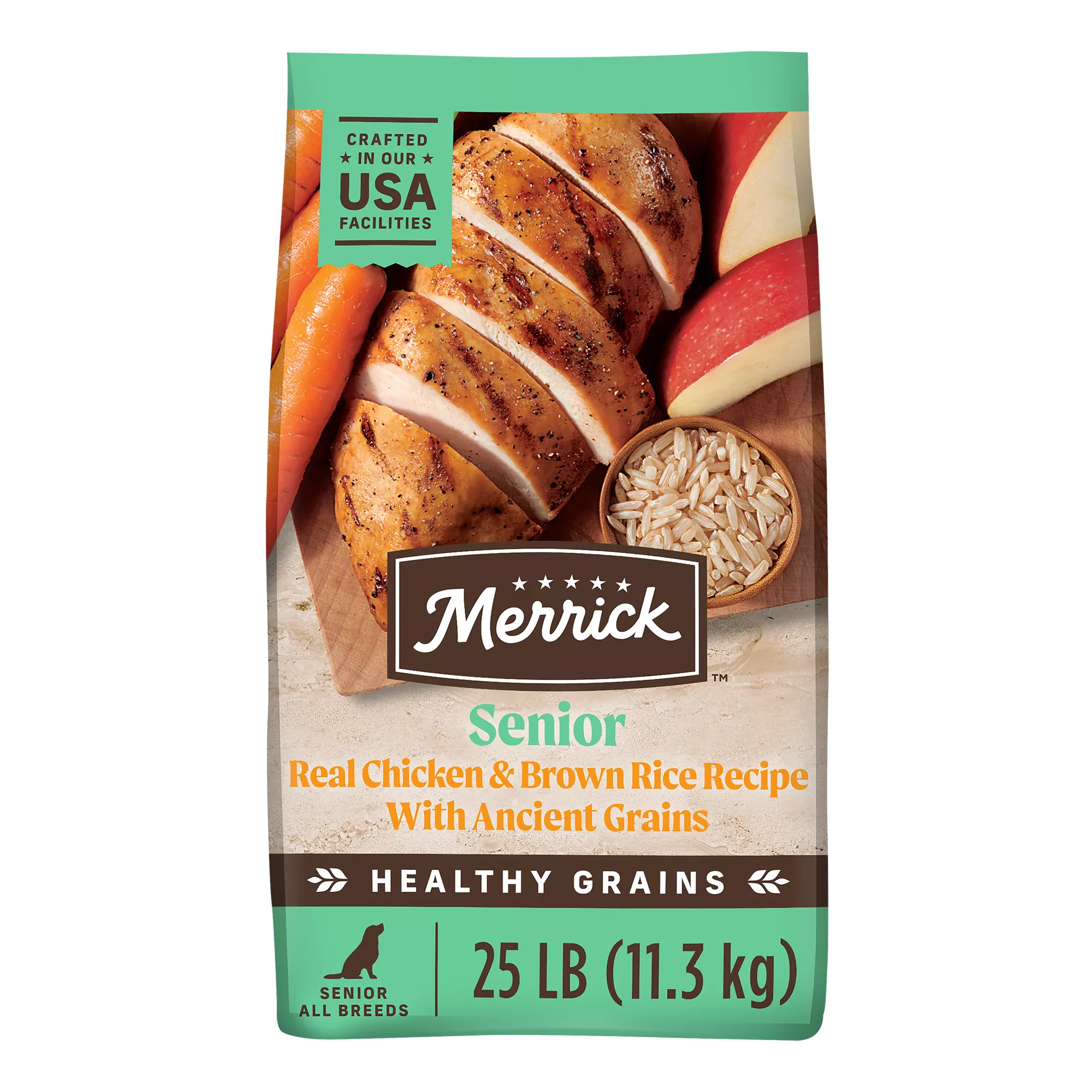 Merrick® Healthy Grains Senior Dry Dog Food - Chicken, Carrageenan Free, Corn Free