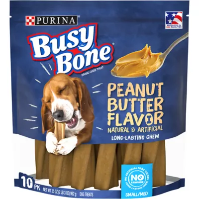 Product Purina® Busy Bone Small/Medium Dog Treat - Peanut Butter