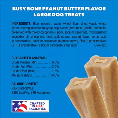 Purina Busy Bone Large Dog, Long-Lasting Chew, Peanut Butter Flavor - Image 8