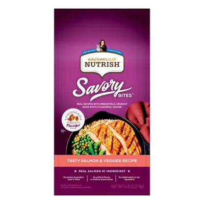 Product Rachael Ray Nutrish Savory Bites Dry Cat Food Adult - Salmon, Veggies