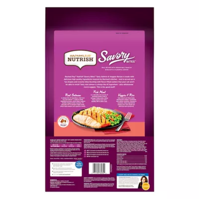 Product Rachael Ray Nutrish Savory Bites Dry Cat Food Adult - Salmon, Veggies