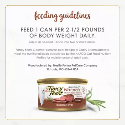 Product Fancy Feast® Gourmet Naturals Adult Cat Wet Food - 3 OZ