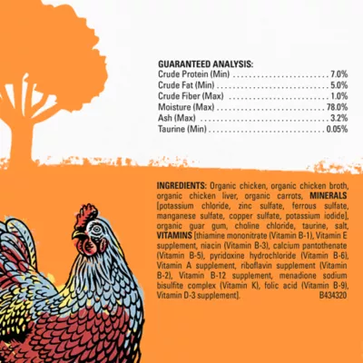 Beyond Organic Chicken Carrot Recipe Pate Wet Cat Food 3 oz