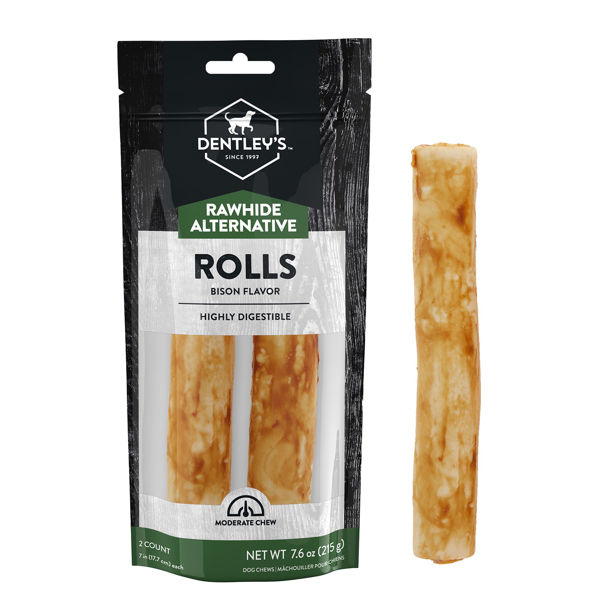 Dentley's rawhide stuffed 2024 rolls 25 count