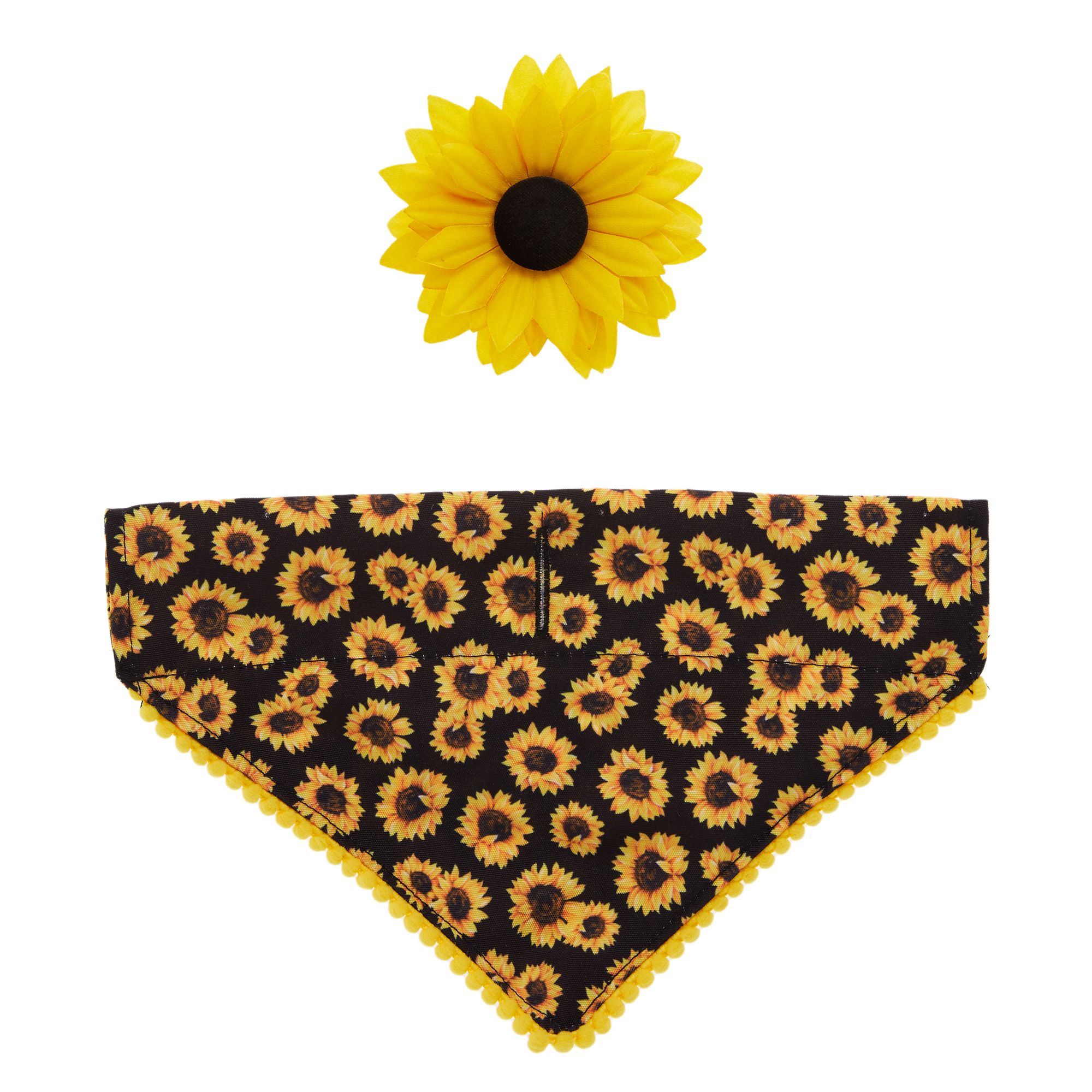 Dog Bandana Sunflowers Dog Bandana Sunflowers