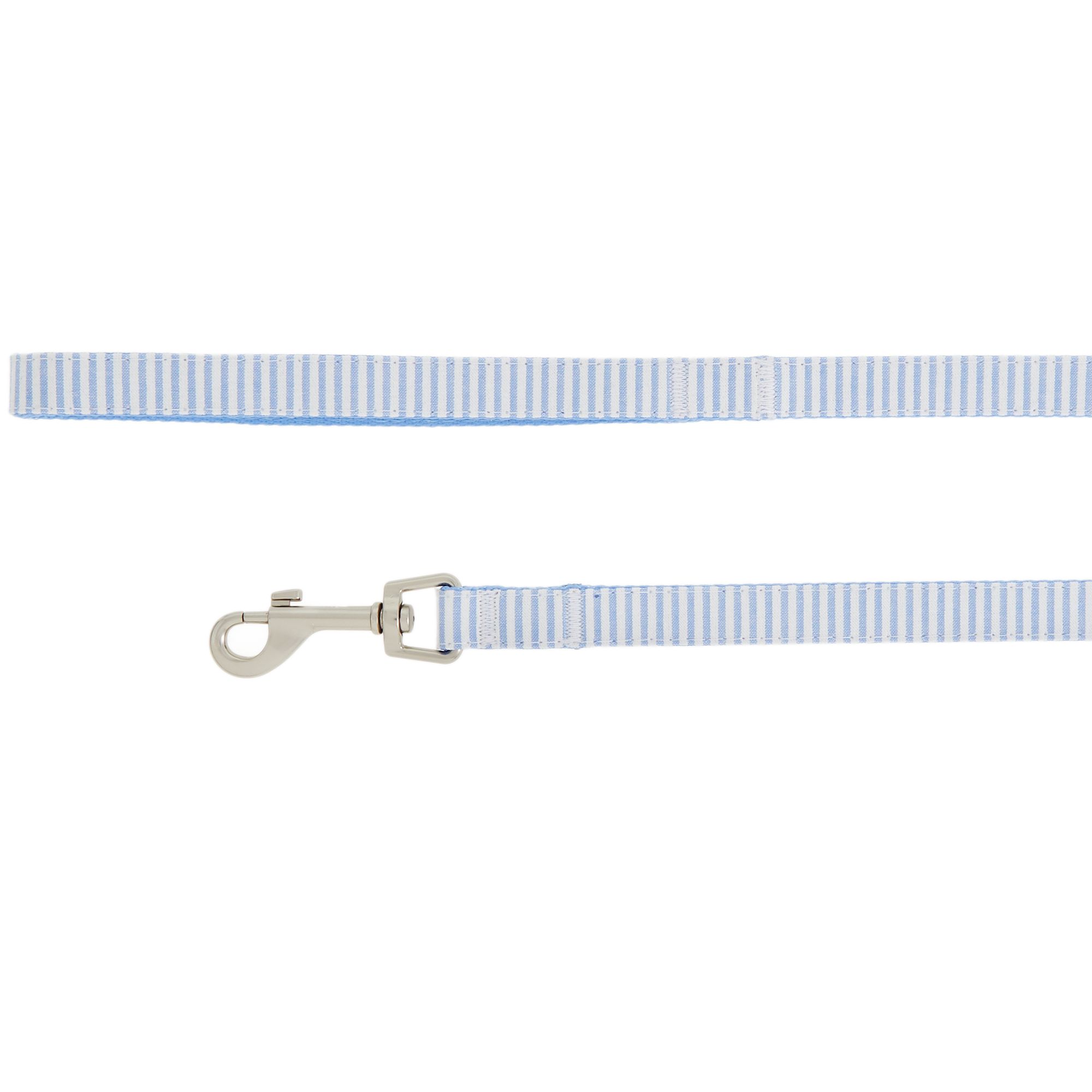 Top Paw&reg; Blue Stripe Dog Leash: 6-ft long, 5/8-in wide