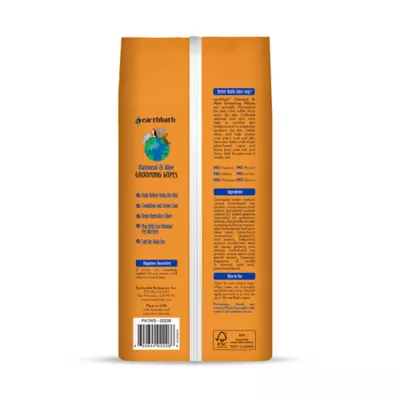 earthbath® Oatmeal & Aloe, Vanilla & Almond Grooming Wipes for Pets - XL Towels - 100ct - Image 7