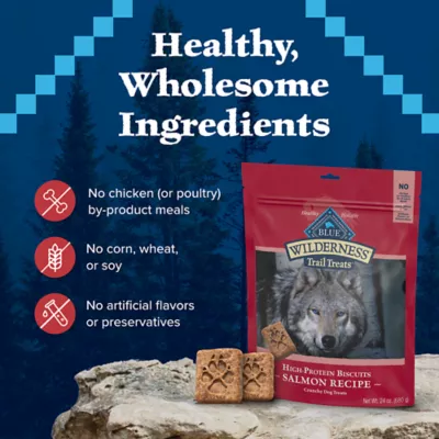 Product Blue Buffalo® Wilderness™ Trail Treats All Life Stages Dog Treats - High-Protein, Salmon