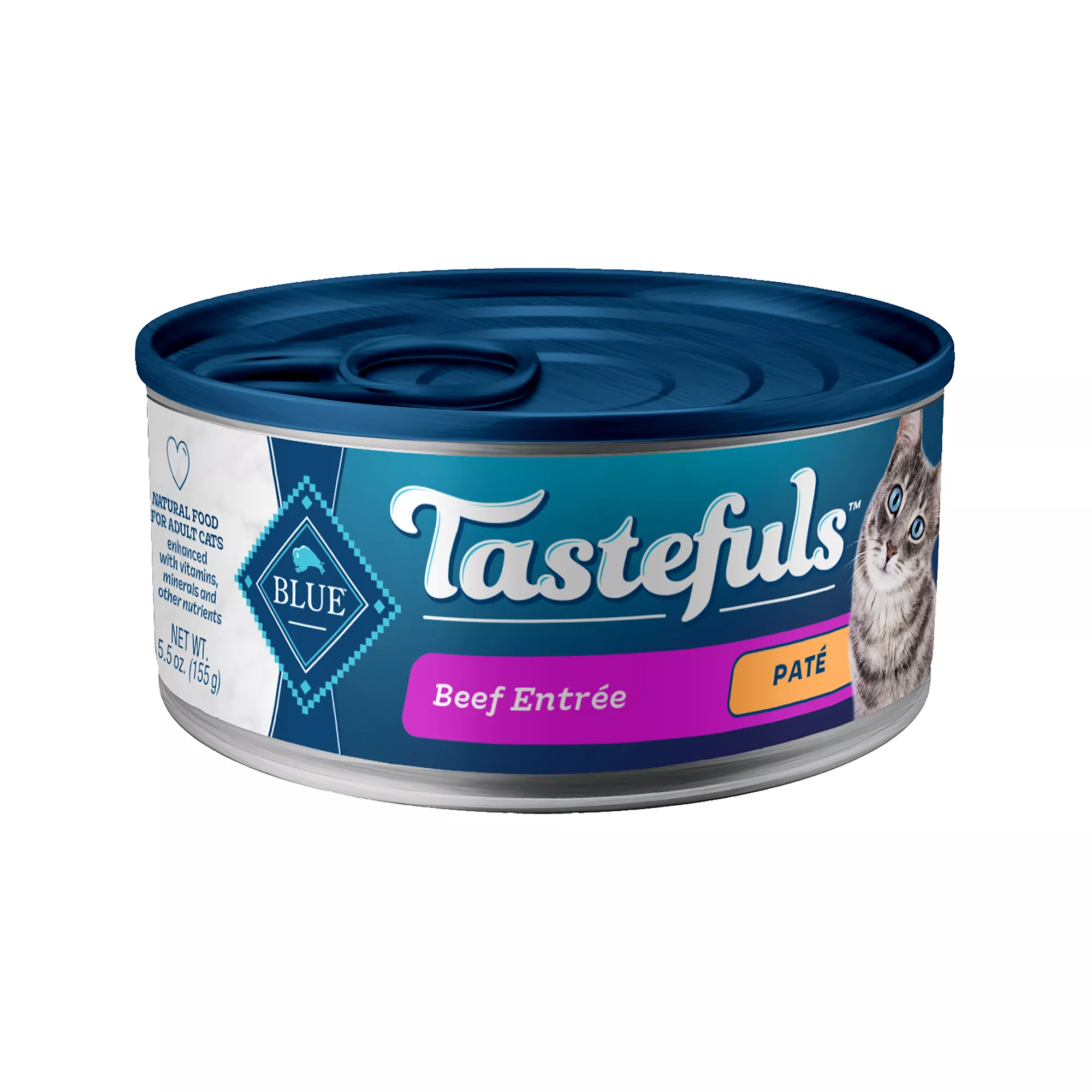 Blue Buffalo Tastefuls Wet Cat Food Pate - Natural, Beef
