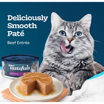 Product Blue Buffalo Tastefuls Wet Cat Food Pate - Natural, Beef