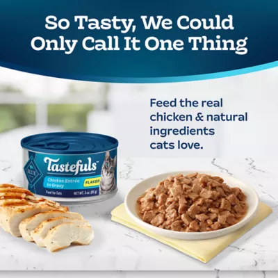 Product Blue Buffalo Tastefuls Flaked Adult Wet Cat Food - Natural, Chicken