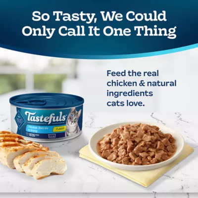 Product Blue Buffalo Tastefuls Flaked Adult Wet Cat Food - Natural, Chicken