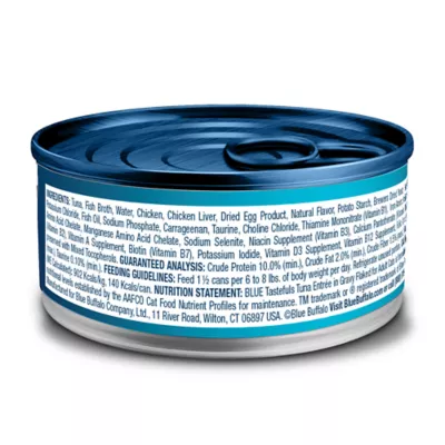 Product Blue Buffalo Tastefuls Flaked Wet Cat Food - Natural, Tuna