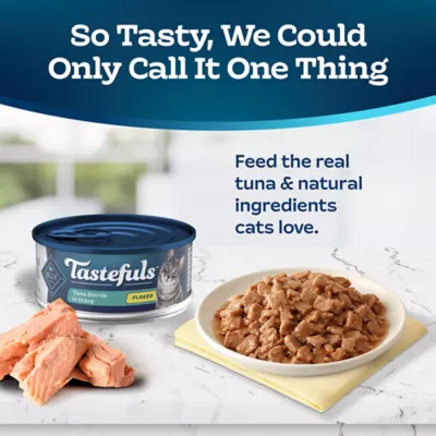 Product Blue Buffalo Tastefuls Flaked Wet Cat Food - Natural, Tuna