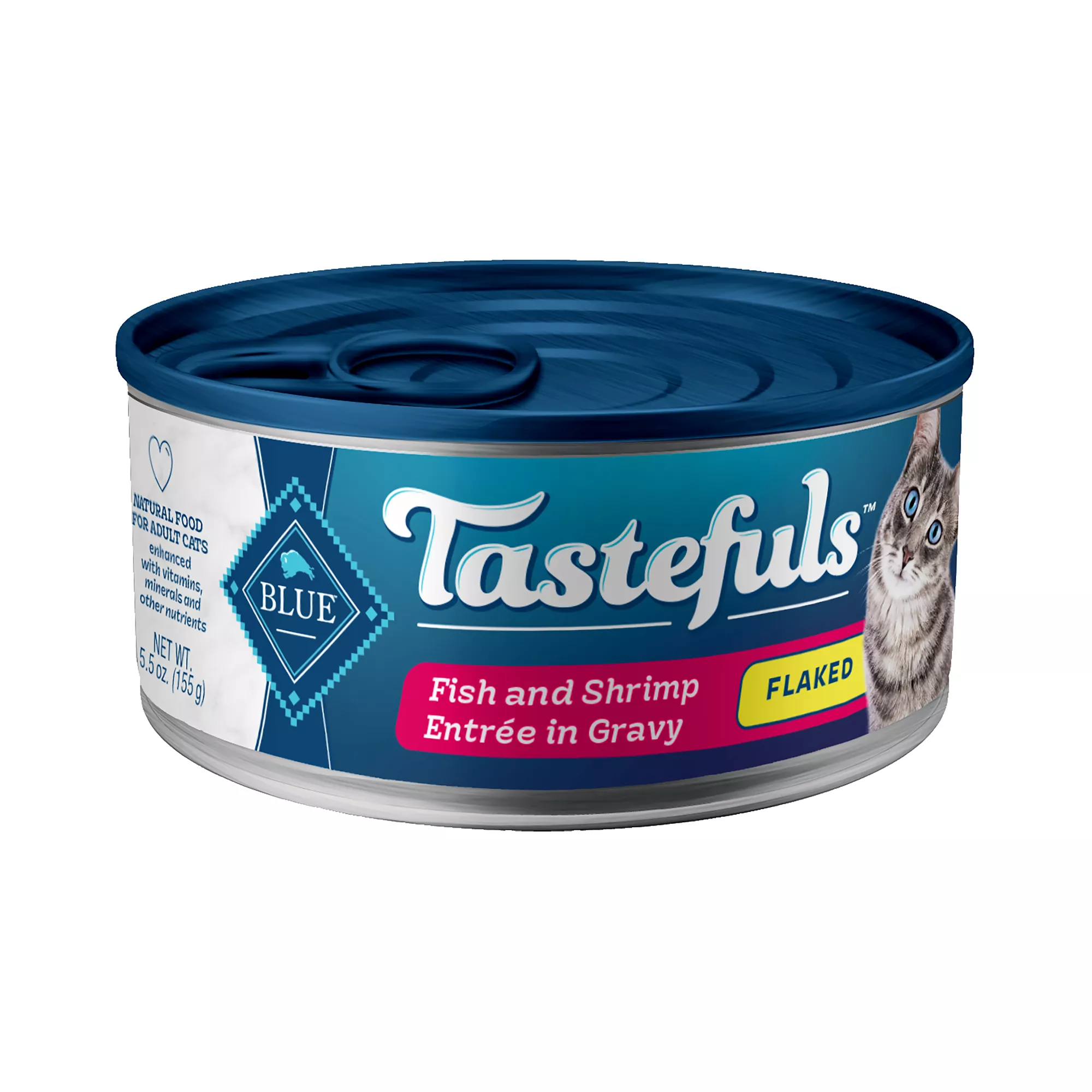 Blue Buffalo® Tastefuls&trade; Flaked Wet Cat Food - Natural, Fish & Shrimp