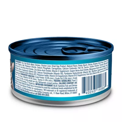 Product Blue Buffalo Tastefuls Flaked Wet Cat Food - Natural, Fish & Shrimp