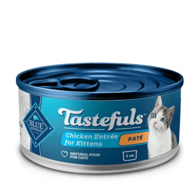 Blue Buffalo Tastefuls Kitten Wet Cat Food Pate Natural Chicken