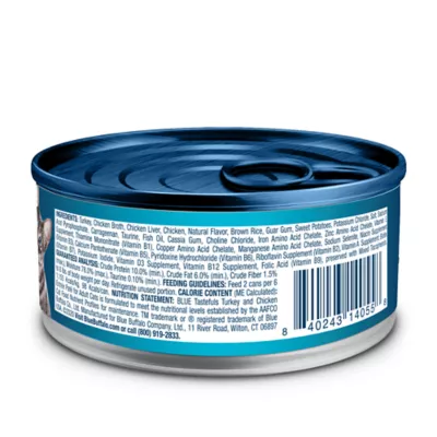 Product Blue Buffalo Tastefuls Wet Cat Food Pate - Natural, Turkey & Chicken