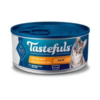 Product Blue Buffalo Tastefuls Wet Cat Food Pate - Natural, Turkey & Chicken
