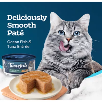 Product Blue Buffalo Tastefuls Wet Cat Food Pate - Natural, Oceanfish & Tuna
