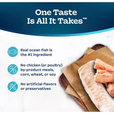 Product Blue Buffalo Tastefuls Wet Cat Food Pate - Natural, Oceanfish & Tuna