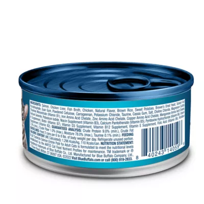 Product Blue Buffalo Tastefuls Wet Cat Food Pate - Natural, Salmon