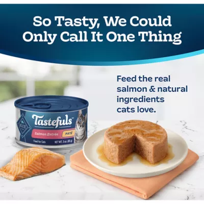 Product Blue Buffalo Tastefuls Wet Cat Food Pate - Natural, Salmon