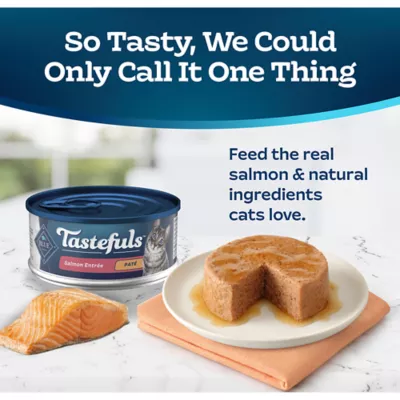 Product Blue Buffalo Tastefuls Wet Cat Food Pate - Natural, Salmon