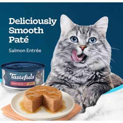Product Blue Buffalo Tastefuls Wet Cat Food Pate - Natural, Salmon