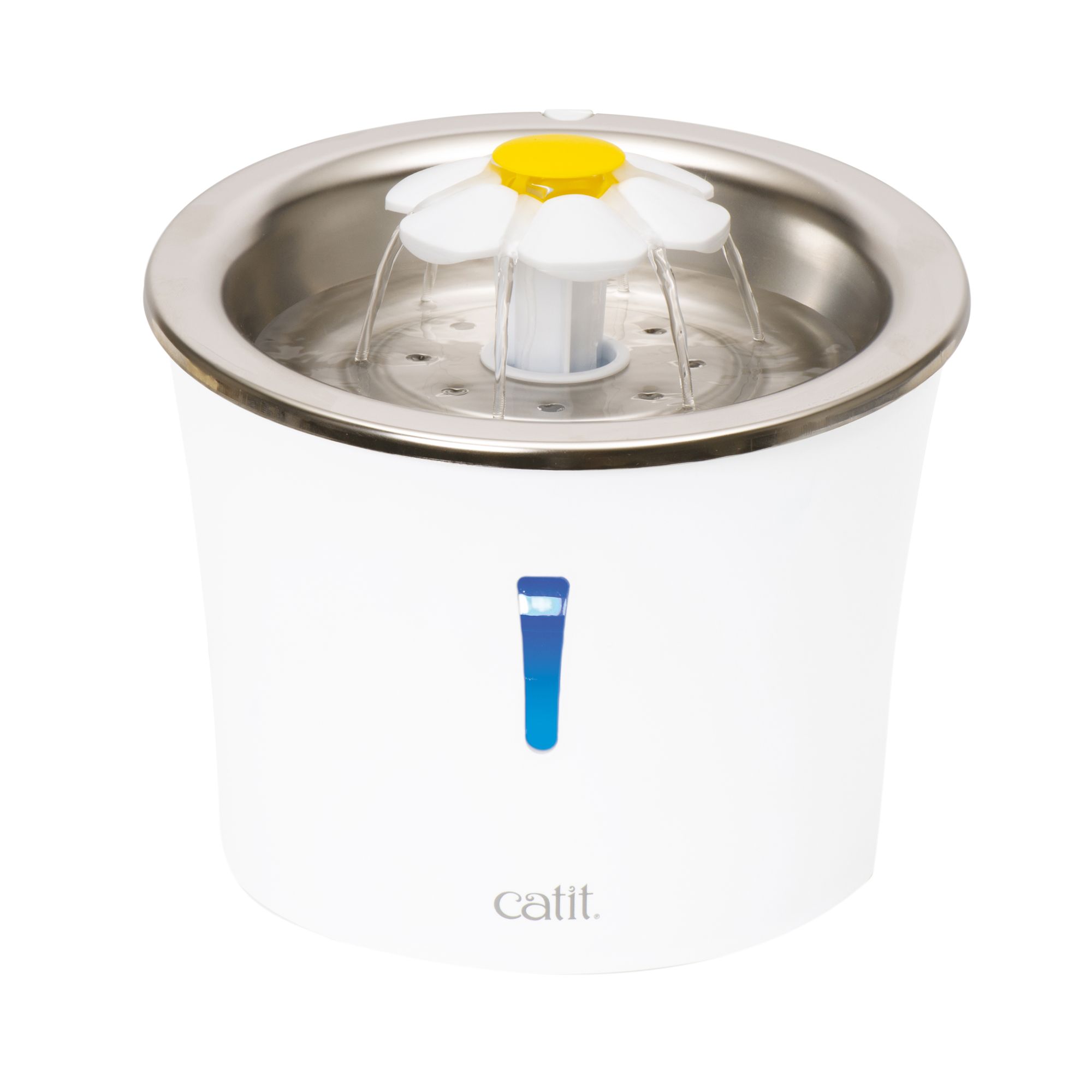 Catit Flower Stainless Steel Cat Water Fountain cat Automatic