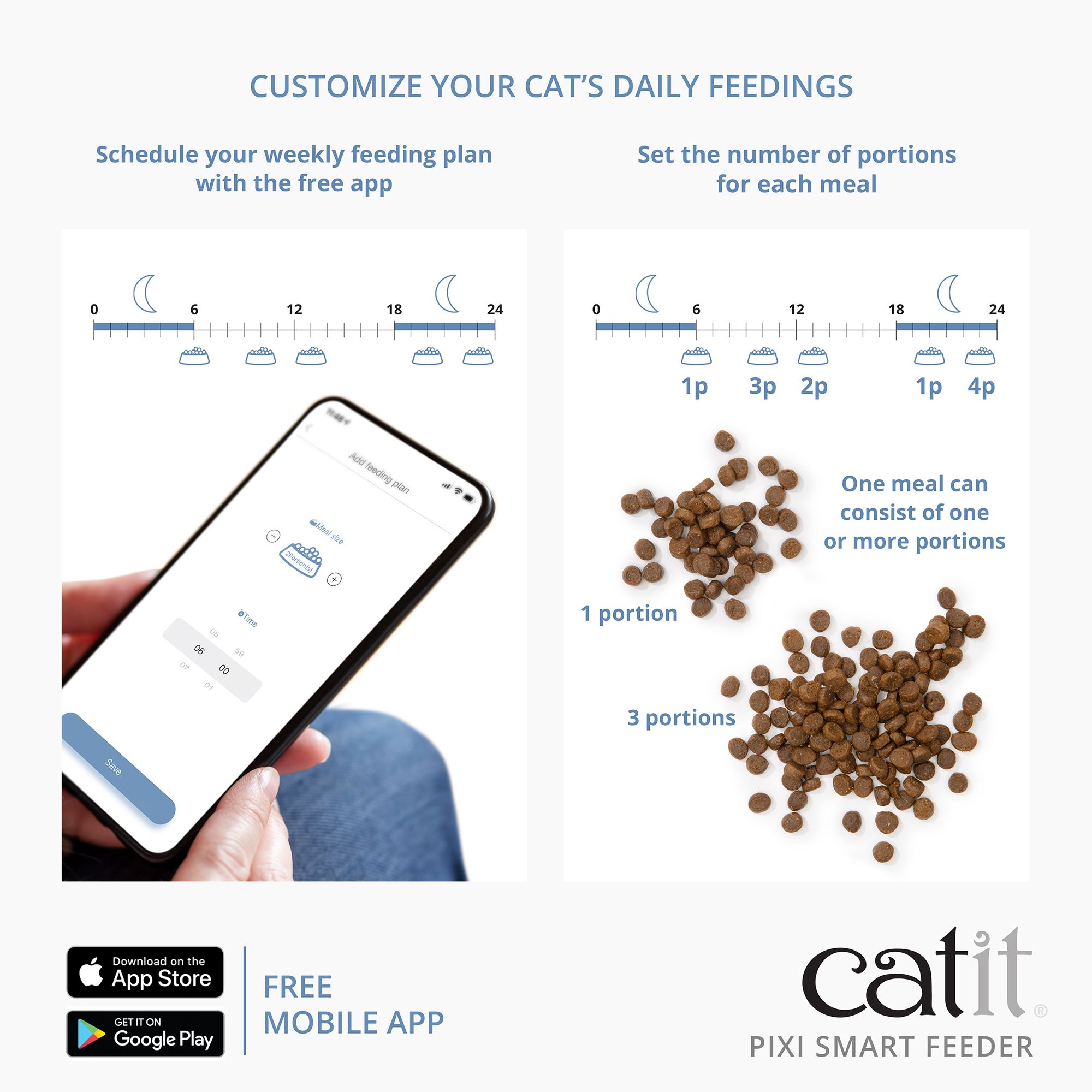 Catit PIXI Programmable Smart Cat Feeder - thumbnail 3