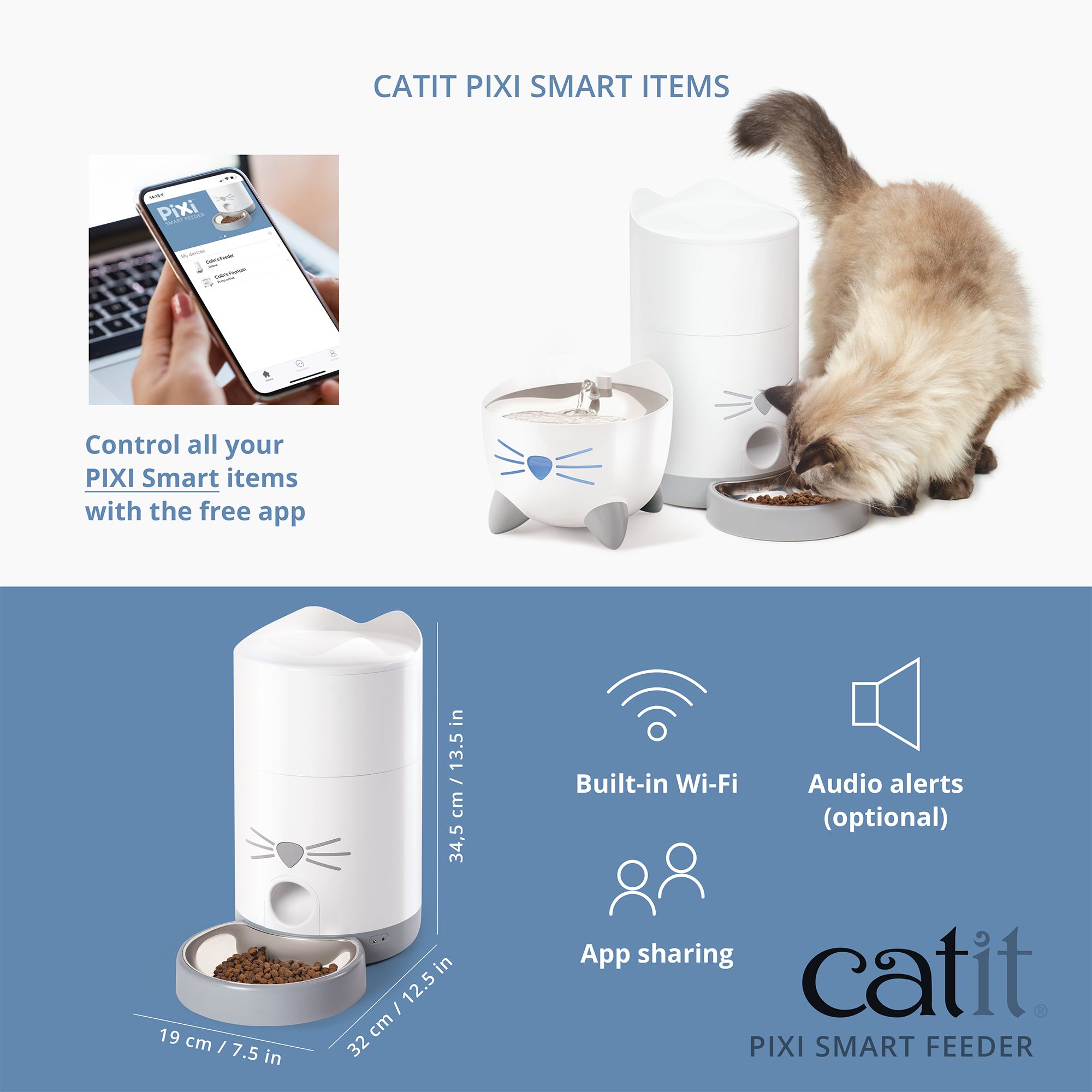 Catit PIXI Programmable Smart Cat Feeder - thumbnail 5