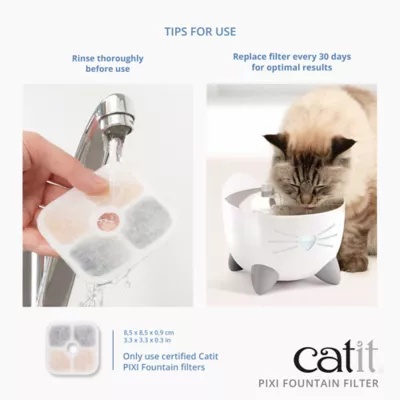 Product Catit® PIXI Cat Drinking Water Fountain Filters - 3 Pack