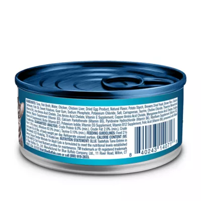 Product Blue Buffalo Tastefuls Wet Cat Food Tender Morsels - Natural, Tuna