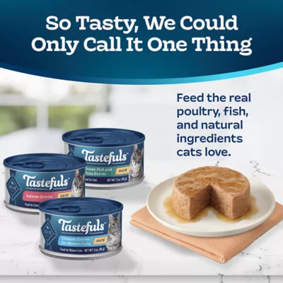 Product Blue Buffalo Tastefuls Wet Cat Food Pate Variety Pack - Natural, 12ct, 3oz