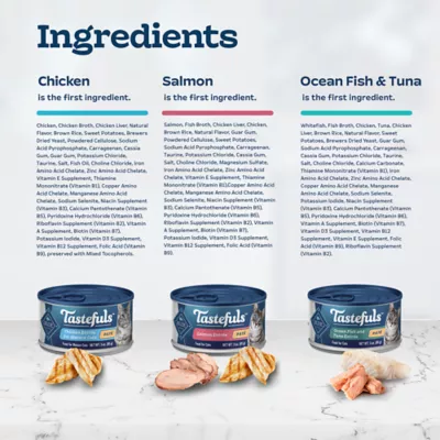 Product Blue Buffalo Tastefuls Wet Cat Food Pate Variety Pack - Natural, 12ct, 3oz