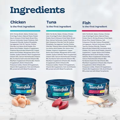 Product Blue Buffalo Tastefuls Wet Cat Food Flaked Variety Pack - Natural, 12ct, 3oz