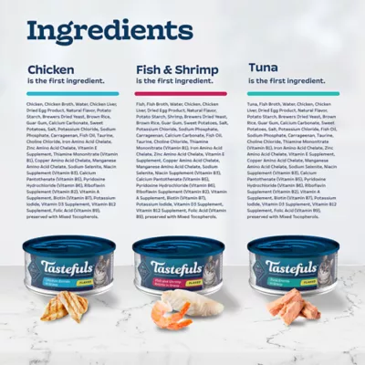 Product Blue Buffalo Tastefuls Wet Flaked Cat Food Variety Pack - 5.5oz, 12 ct, Natural