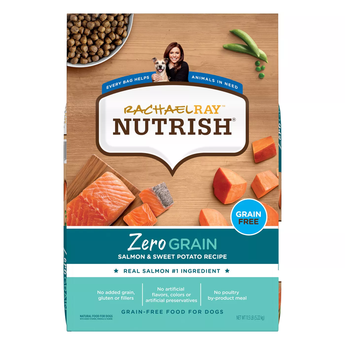 Rachael Ray Nutrish Zero Grain Adult Dry Dog Food Salmon Sweet Potato