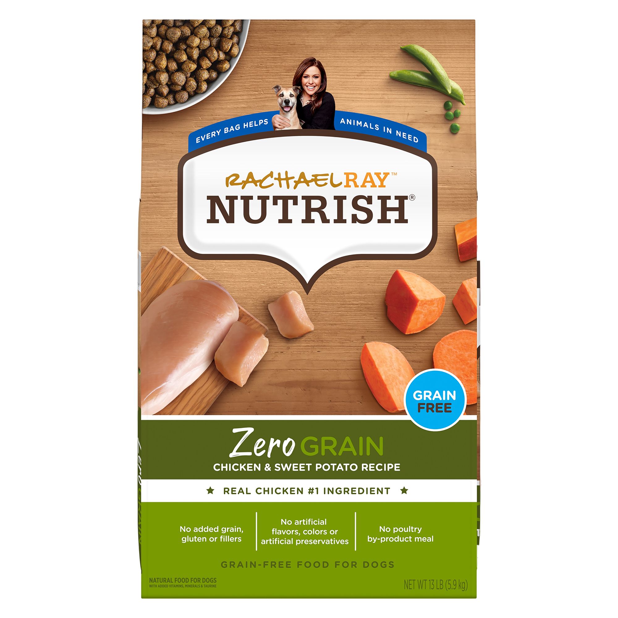 Rachael Ray Nutrish Zero Grain Adult Dry Dog Food Chicken Sweet