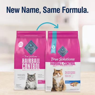 Product Blue Buffalo True Solutions Hairball Control Adult Dry Cat Food - Natural, Chicken