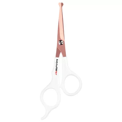 Product BaBylissPRO PET 5" Titanium Rounded Tip Shears - Rose Gold