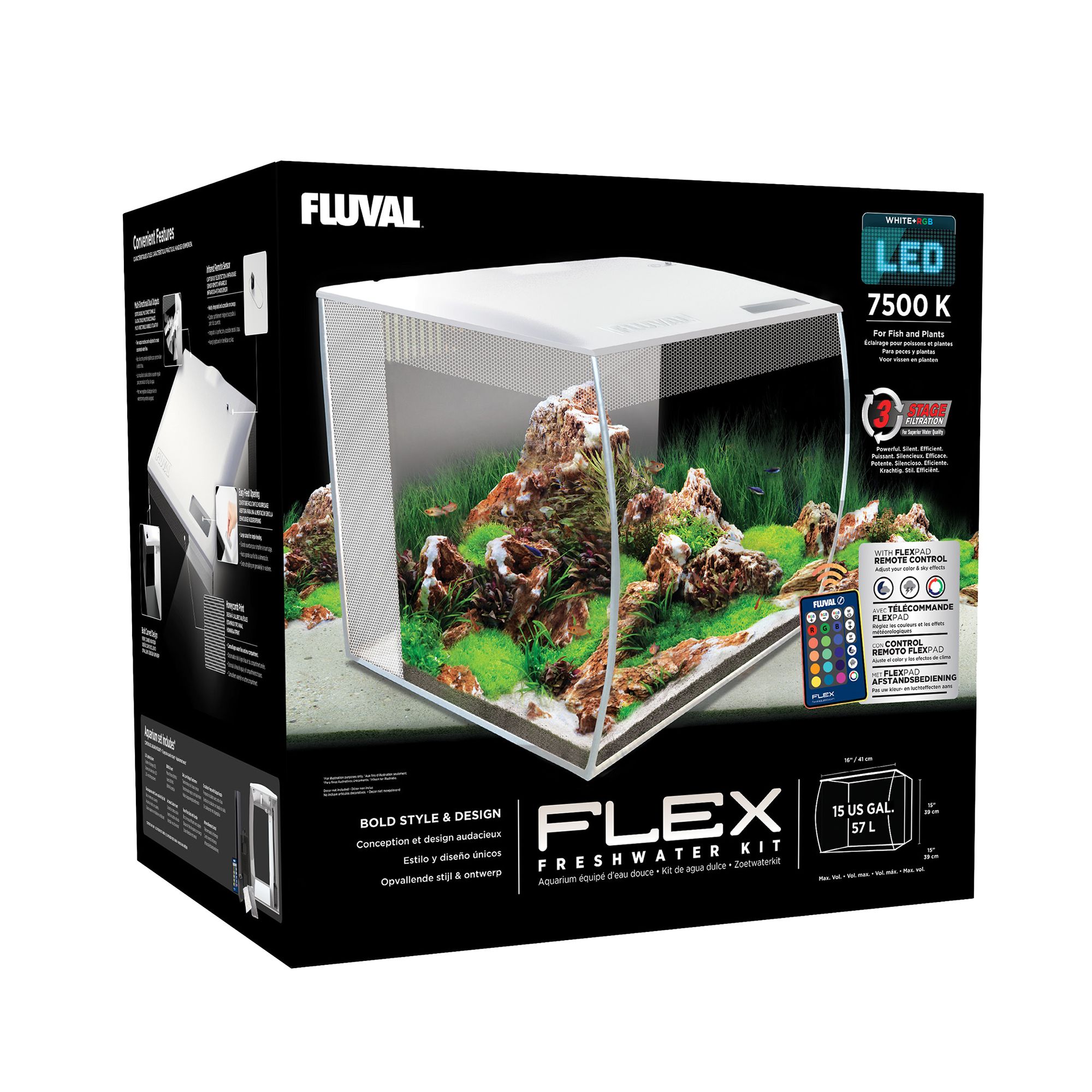 Fluval Flex 15 Aquarium Kit | fish Aquariums | PetSmart