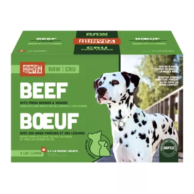 Product Hungry Hunter Raw Adult Frozen Dog Food - Grain Free, Beef