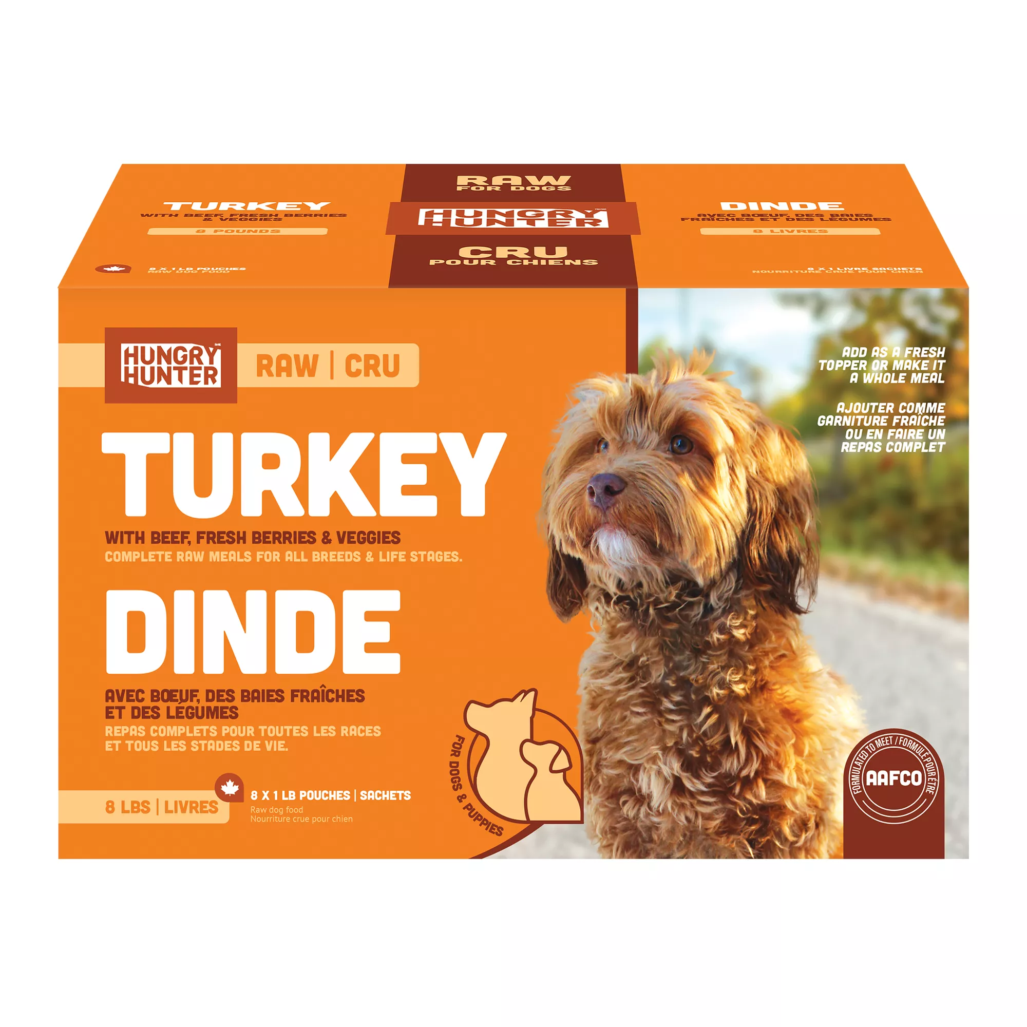 Hungry Hunter Raw Turkey Dinner - Grain Free